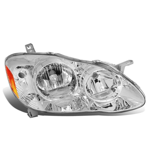 DNA Motoring For 03-08 Toyota Corolla Passenger Right Side Factory Style headlight Lamp TO2503160 Replacement