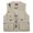 Khaki, variant on JARUSITE Waistcoat,Summer Mesh Quick Vest Summer Mesh QuickWaistcoat Rookin Huiop Ajcoflt