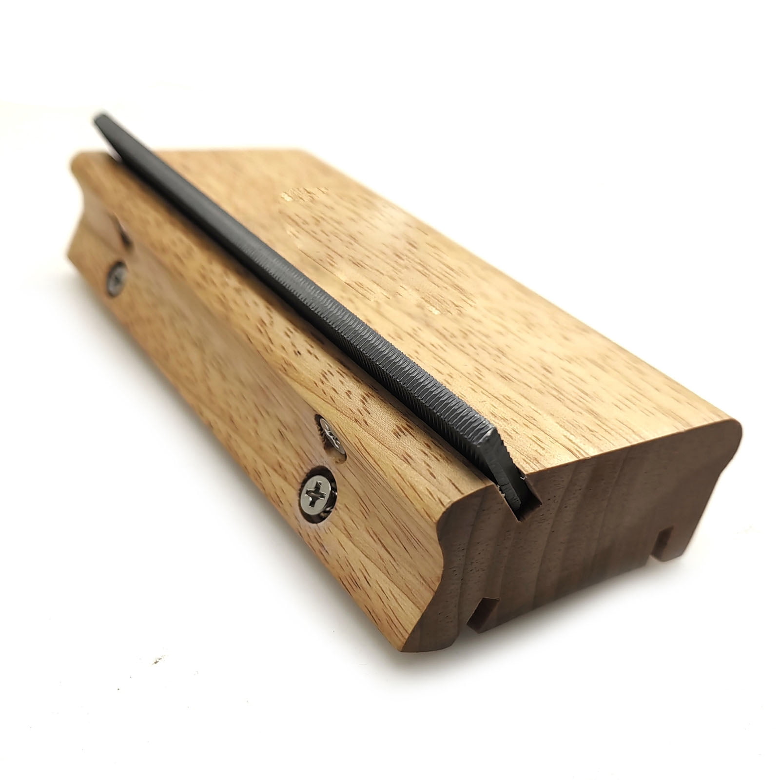 Guitar Fret Edges File with 3 Adjustable Angles Texture for Efficient Fret Dressing on Guitars Basses Ukuleles
