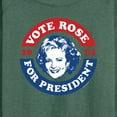thumbnail image 3 of Golden Girls - President Rose - Women's Lightweight French Terry Long Sleeve Shirt, 3 of 5