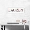 thumbnail image 2 of ARTCANVAS LAUREN Girls Name Room Decor Canvas Art Print - Size: 36" x 12" (0.75" Deep), 2 of 9