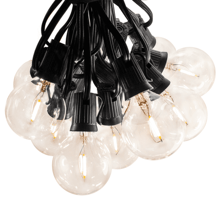 100 Foot Led Outdoor String Lights G50 Led Filament Warm White