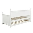 thumbnail image 4 of Monspeace Twin Size Wood Daybed with Twin Size Trundle - White, 4 of 8
