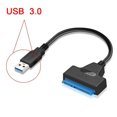 thumbnail image 1 of Cable adaptador USB a SATA para unidades SSD/HDD de 2,5", convertidor y cable externo SATA a USB 3.0, convertidor USB 3.0 a SATA III (cable de conversión SATA a USB 3.0), 1 of 3