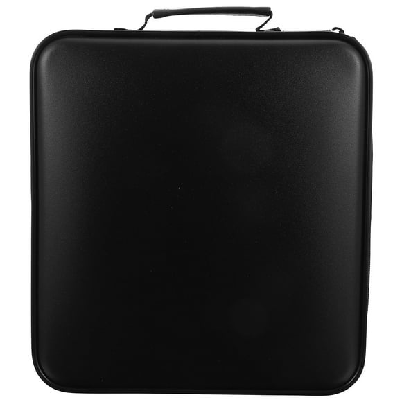 SWETRACE 1Pcs CD Storage Case in Black Nonwoven PP for Keeping CDs DVDs Safe and Organized