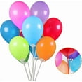 thumbnail image 4 of Triani 40Pcs Balloon Sticks Plastic Balloons Stick Holder Long Balloon Holder Sticks Balloon Weights for Tying Balloon Arch Christmas Decoration Party and Wedding Decoration(White), 4 of 7