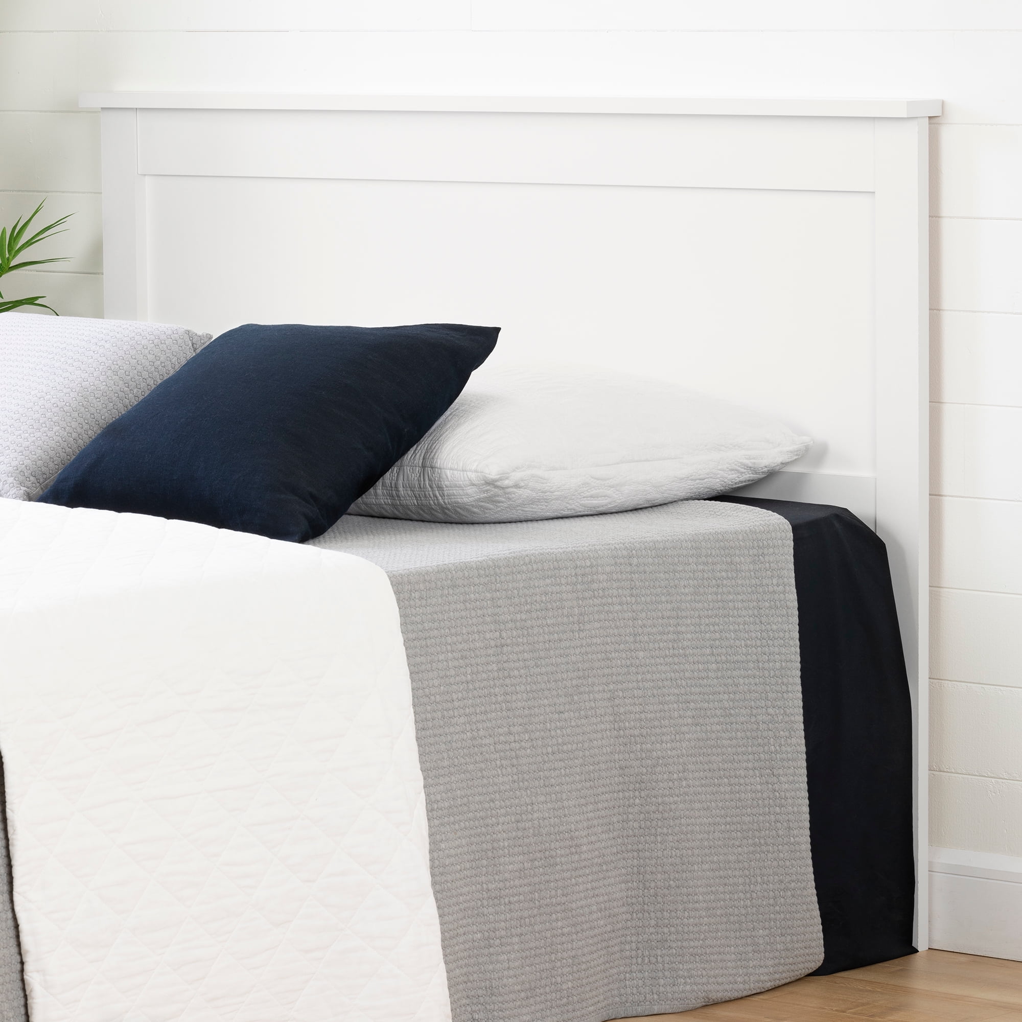 South Shore Vito Full/Queen Headboard, White