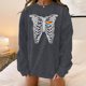 thumbnail image 2 of Camisas sexy de invierno para mujer Cuello redondo Manga larga Tops Impreso Sudadera regular Blusa Fridja fjkfkj1168, 2 of 4