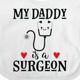 thumbnail image 4 of Inktastic Surgeon Daddy Doctor Baby Clothes Boys or Girls Baby Bib, 4 of 4
