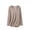 Khaki, variant on Long Sleeve Shirts for Women Hooded Plus Zize V Neck Loose Fit Striped Sun Shirt Lightweight Comfy Going Out Tops Fashion Sun Protection Clothing