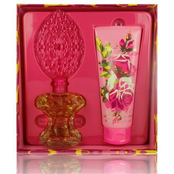 Betsey Johnson Parfum 2 Pcs Women Gift Set EDP Spray 3.4 oz, Body Lotion 6.7 oz