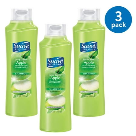 UPC 079400700100 product image for Suave Naturals Shampoo, Juicy Green Apple, 12 Fl Oz (3 Pack) | upcitemdb.com