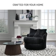 Signature Design by Ashley Furniture Gramwell Onyx Swivel Chair