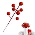 thumbnail image 2 of Clearance Under $1.49! Artificial Berry Branch Picks for Christmas Wreath Garland DIY Holiday Decor, 2 of 3