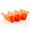 ZZ F, variant on Zhi Plastic Multicolor Corrugated Taco Holder Tray Durable Reusable Quesadilla Holder for Taco Quesadilla and Mexican Food Serving Use
