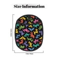 thumbnail image 3 of Pofeuu Colorful Geometric Dog Print Silicone Pot Mat Mitten With Hanging Loop Heat Resistant Oven Mitts Non-Slip Bbq Baking Smoking Potholders, 3 of 7