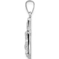thumbnail image 3 of 14K White Gold Polished Inri Crucifix Pendant (24 X 11.5) Made In United States xr1631, 3 of 6