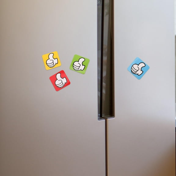 Masteelf 80pcs Mini Thumbs Up Fridge Magnets Cute Decorative Magnets for Refrigerator Whiteboard Kitchen and Locker Small Magnet for Classroom and Office