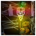thumbnail image 2 of Letrero De Neón Calavera Helado, Decoración Pared Para Halloween, Sala Juegos, Dormitorio, Bar, Estar, Fiesta Cumpleaños 55cm, 2 of 3