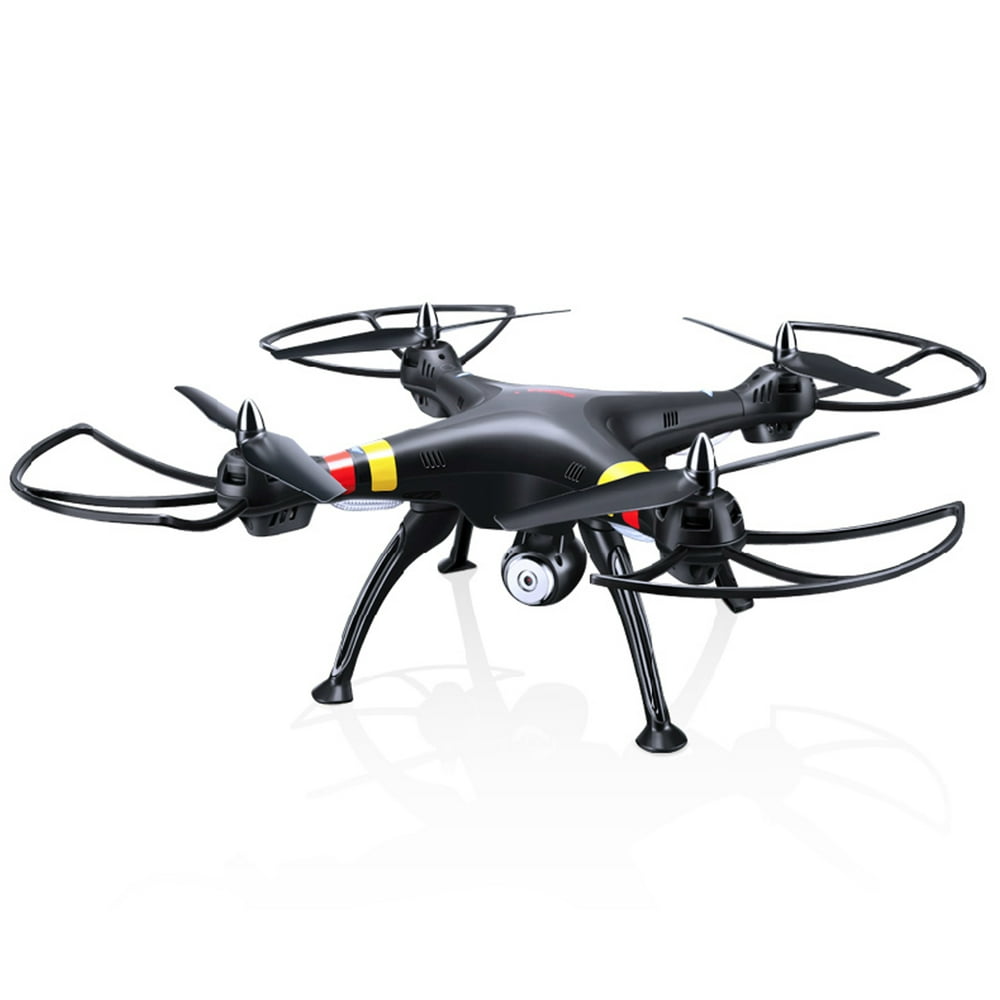 Cheerwing Black Syma X8W FPV 2.4Ghz 4CH Large Headless RC Quadcopter