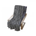 thumbnail image 4 of Zebra Print Soft Flannel Fleece Throw Blanket, Simplistic Exotic Savanna Animal Skin Pattern Deco Illustration, Cozy Plush for Indoor and Outdoor Use, 50" x 60", Charcoal Grey and White, by Ambesonne, 4 of 6