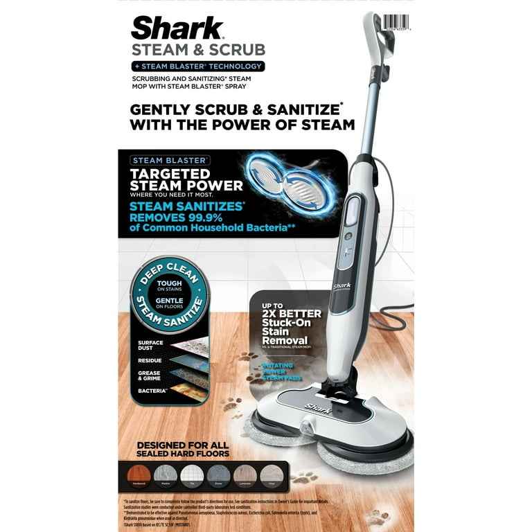 Shark Steam & Scrub Steam Mop, with Steam Blaster Technology