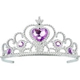 thumbnail image 2 of Corona de princesa de 4 piezas, corona de princesa, accesorios de vestir de princesa, corona para niñas, para decoraciones navideñas, juegos de rol, fiestas temáticas, 2 of 5