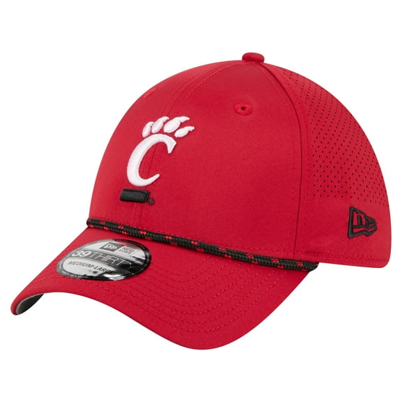 Men's New Era  Red Cincinnati Bearcats Rope 39THIRTY Flex Hat