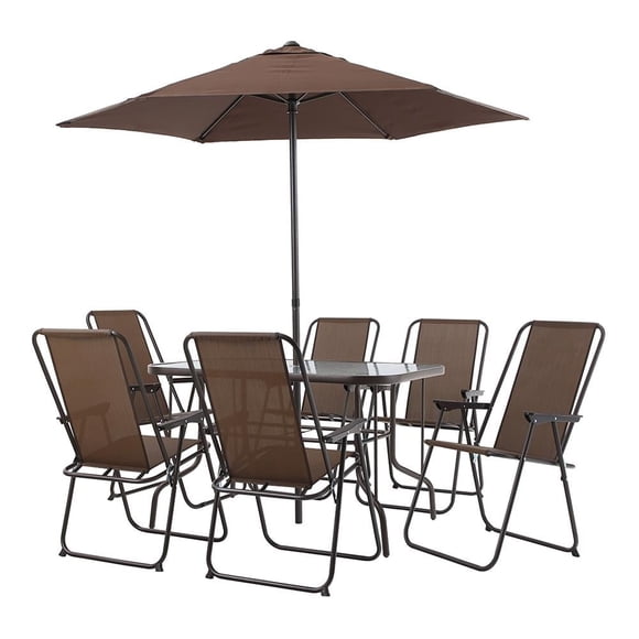 Mesa y Sillas para Jardín Mainstays Chocolate CS019-CH