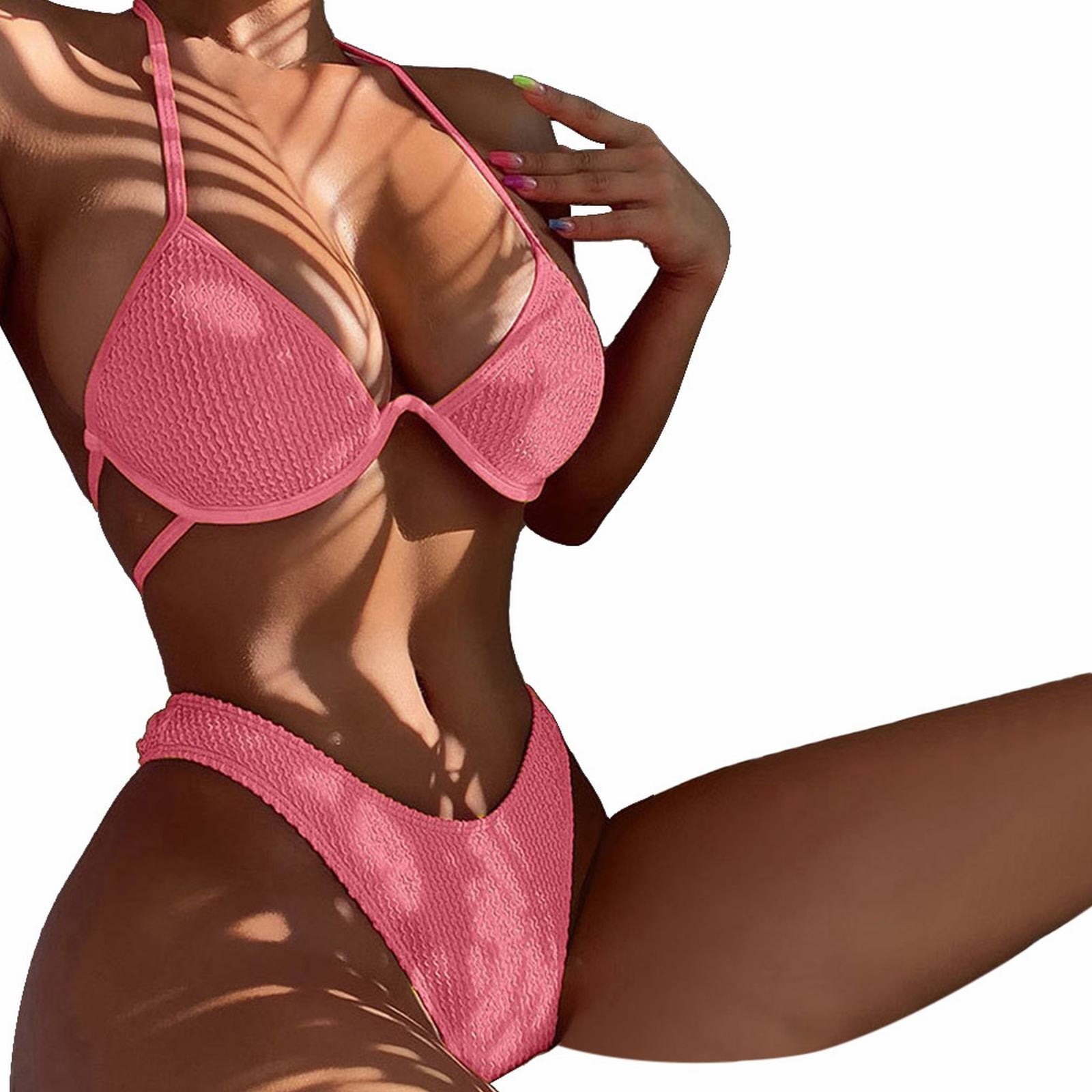 【みさみさ】poppinAladdinＸ2plus B91xZ Womens Swim Suits 2 Piece Bikini Spaghetti Strap Swimsuits