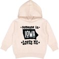 thumbnail image 2 of Inktastic Someone in Iowa Loves Me Souvenir Toddler Hoodie, 2 of 4
