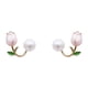 thumbnail image 1 of Pendientes de primavera y verano con flor rosa 2022 Pendientes pequeños para mujer, 1 of 8