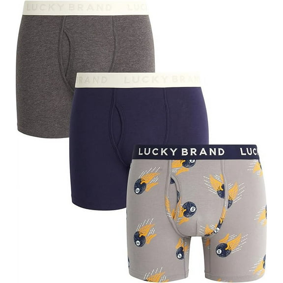 LUCKY BRAND BOXER X3 - 233 BALLPOOL - SMALL - MEN BRIEF UNDERWEAR PACK P329