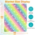 thumbnail image 3 of Syenlll Glow in The Dark Blanket for Kids, Soft Luminous Blanket, 50x60 inch Throw Blanket for Toddlers Age 3-12, Pony 2, 3 of 8