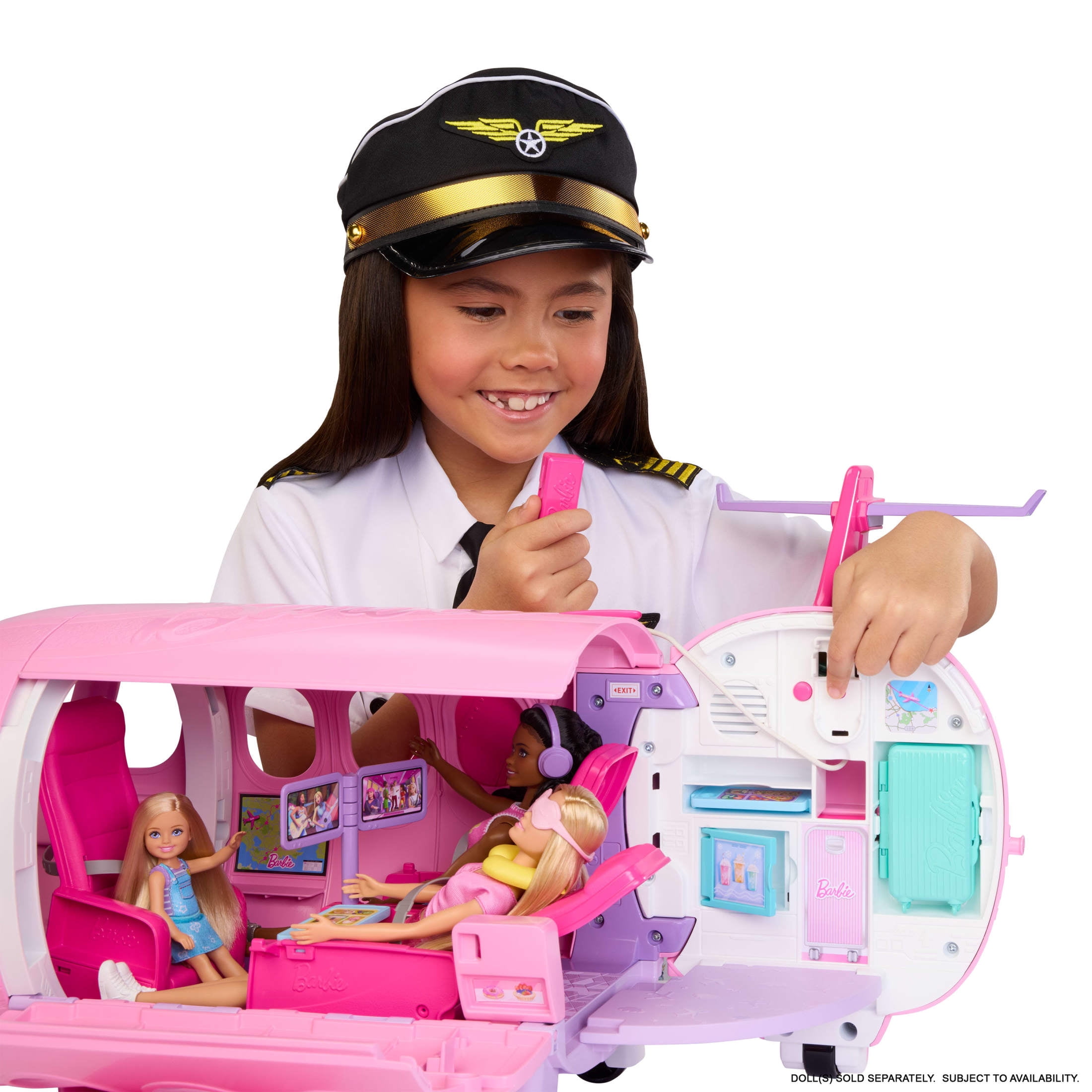 Barbie Dream Land Dream Plane with Working Microphone Feature and 14 Accessories