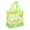 Green, variant on Blue Non Woven Gift Bag with Handle, Reusable Happy Bunny Bags for Easter Eggs Treats Party Favors Holiday Decor 8.6X9X4.3 Inch