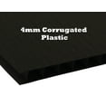 thumbnail image 2 of 24x36 4mm Corrugated Plastic Sheets 100 Pack Black Waterproof Lightweight, Blank Boards Double Sided for Lawn Signs, Garage Sales and Real State. Various Sizes, Colors by WholesaleArtsFrames-com, 2 of 7