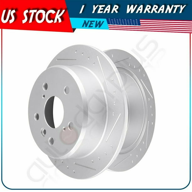 2pcs Rear Brake Discs Rotors For Toyota Camry Sedan 2000 2001 Solid