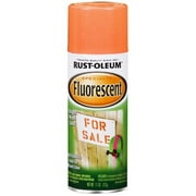 Angle View: Rust-Oleum Specialty Fluorescent Orange Spray Paint, 11 oz