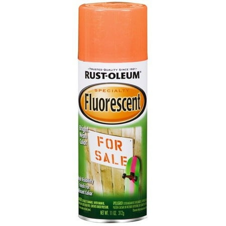 Rust-Oleum Specialty Fluorescent Orange Spray Paint, 11 oz