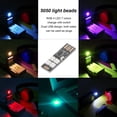 thumbnail image 4 of 5 uds Super Mini USB luz delgada Ultra delgada multicolor que cambia 7 colores RGB noche 4 LED TV Kit de retroiluminación lámpara de mesa DC5V, 4 of 8