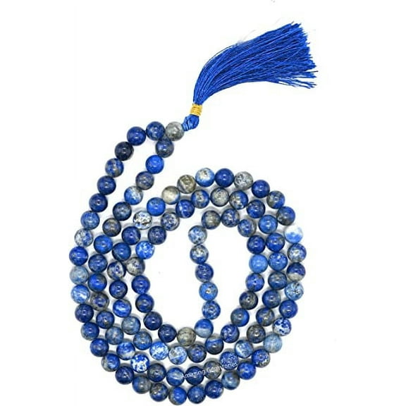 Lapis Lazuli Mala Beads 108 Buddhist Prayer Beads Japamala