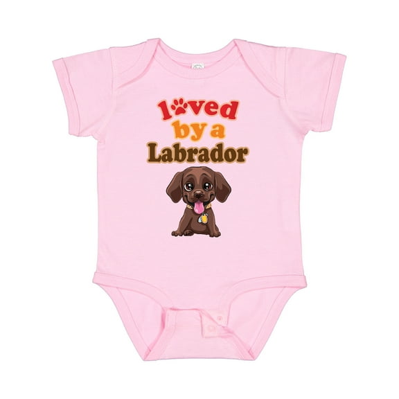 Inktastic Labrador Chocolate Lab Boys or Girls Baby Bodysuit
