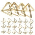 thumbnail image 4 of NIYANGLE 30Pcs Golden Paper Clips for Table Number and Memo Holding, 4 of 8