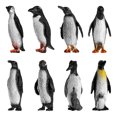 thumbnail image 1 of TOYMYTOY 8PCS Plastic Ocean Animal Penguin Figure Model Preschool Kids Toy, 1 of 5