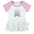 thumbnail image 1 of It's Always A Good Day With Grandma Funny Dresses For Baby, Newborn Babies Skirts, Infant Princess Dress, 0-24M Kids Graphic Clothes (Pink Raglan Dresses, 6-12 Months), 1 of 4