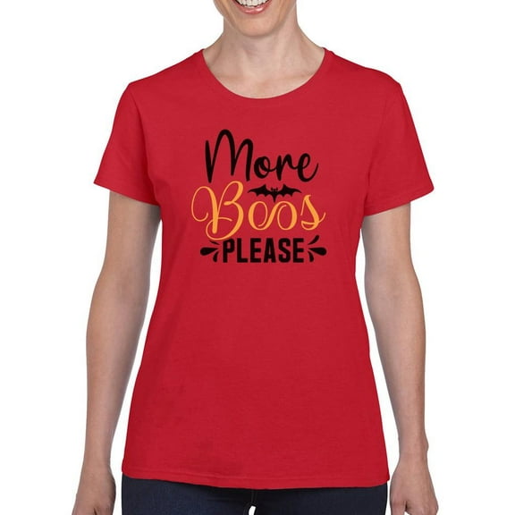 More Boos Please T-Shirt Women -Image by Shutterstock, Female x-Large