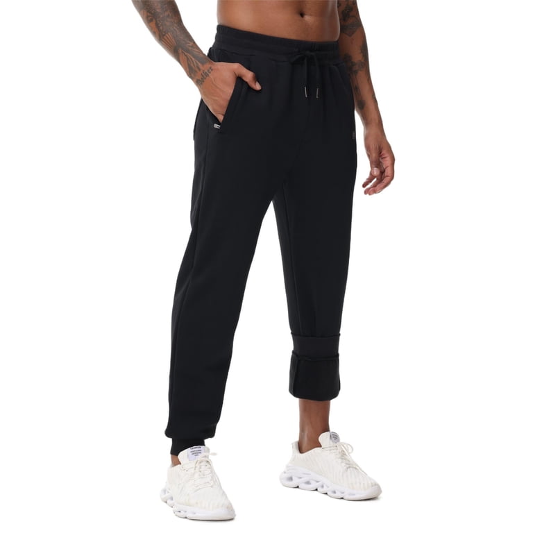 NEIKU Men's Winter Fleece Sherpa Lined Sweatpants photo 6