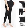 thumbnail image 3 of MANIFIQUE Women's Seamless Maternity Leggings Pregnancy Yoga Pants Active Wear Workout Leggings, 3 of 5