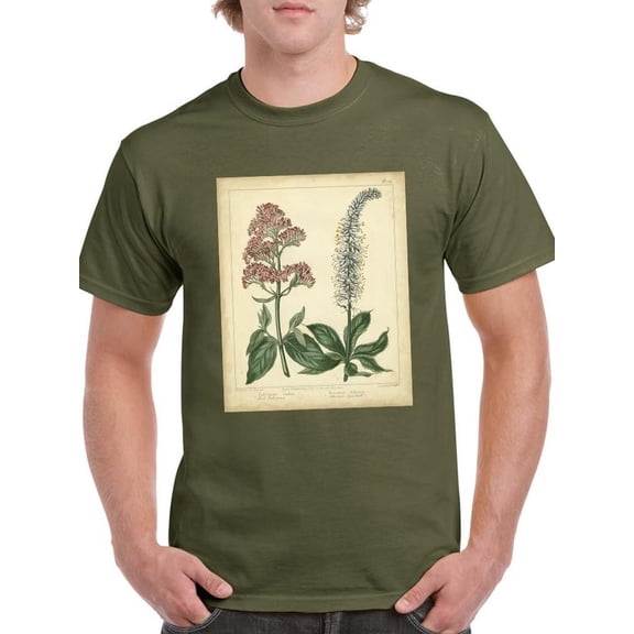 Garden Flora Vi T-Shirt Men -Sydenham Edwards Designs, Male Small